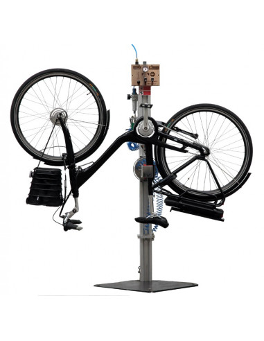 PNEUMATISK BIKE CLAMP STAND, MEKANIKERSTÄLL