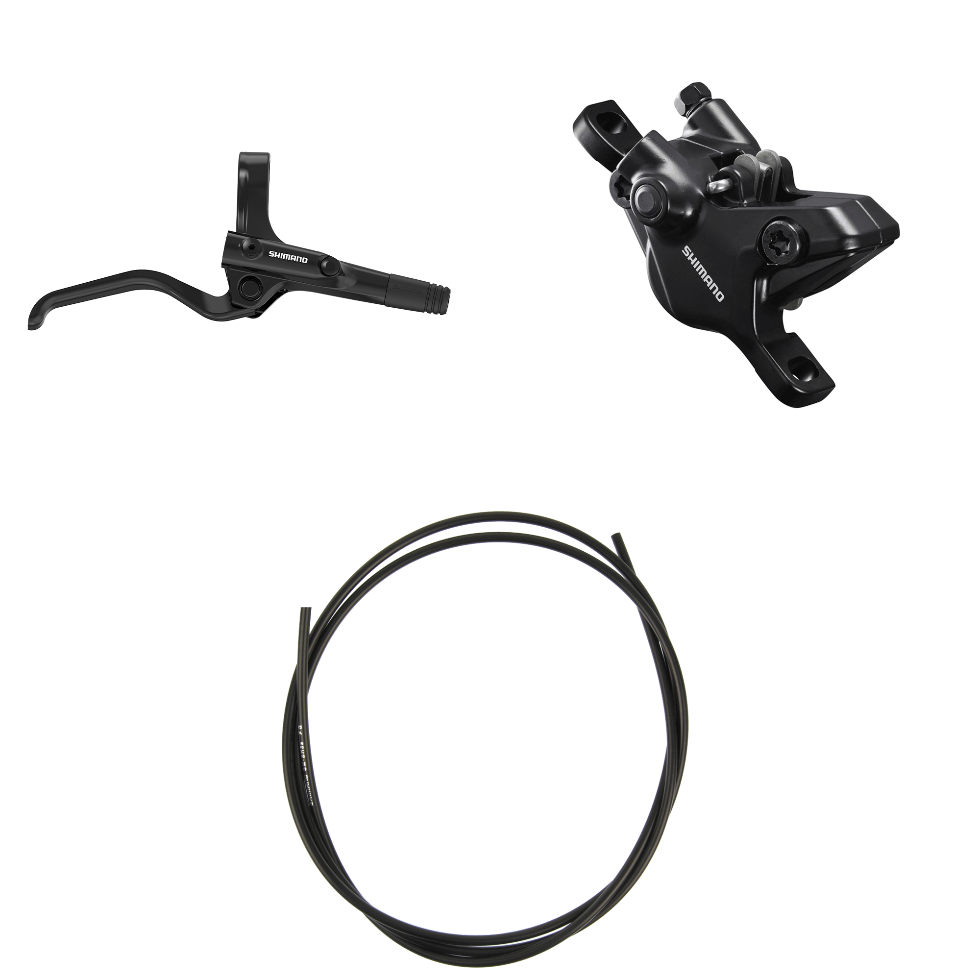 SHIMANO Hydrauliskt skivbromskit BRMT410KTBLUR405 Höger/bak Resin utan kylfläns Utan adapter 1 700 (svart)