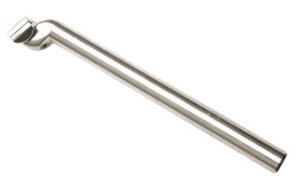Sadelstolpe 27.2x350mm silver