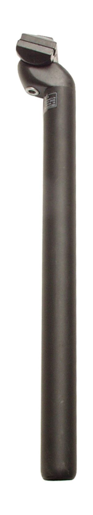 Sadelstolpe 27.2x350mm svart