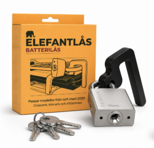 Elefantlås - Lås för ditt elcykelbatteri