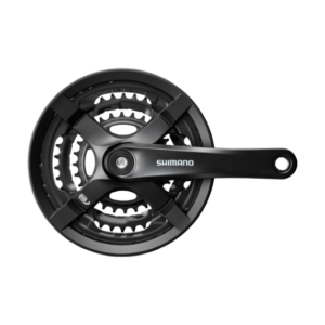 SHIMANO Vevparti FC-TY501 Square 8/7/6-delat 170,0 mm 48-38-28T Svart För vevlagerenhet Med kedjeskydd